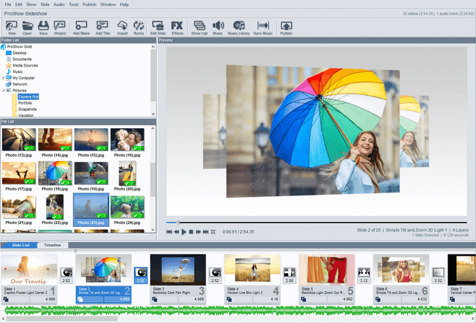 Microsoft slideshow software