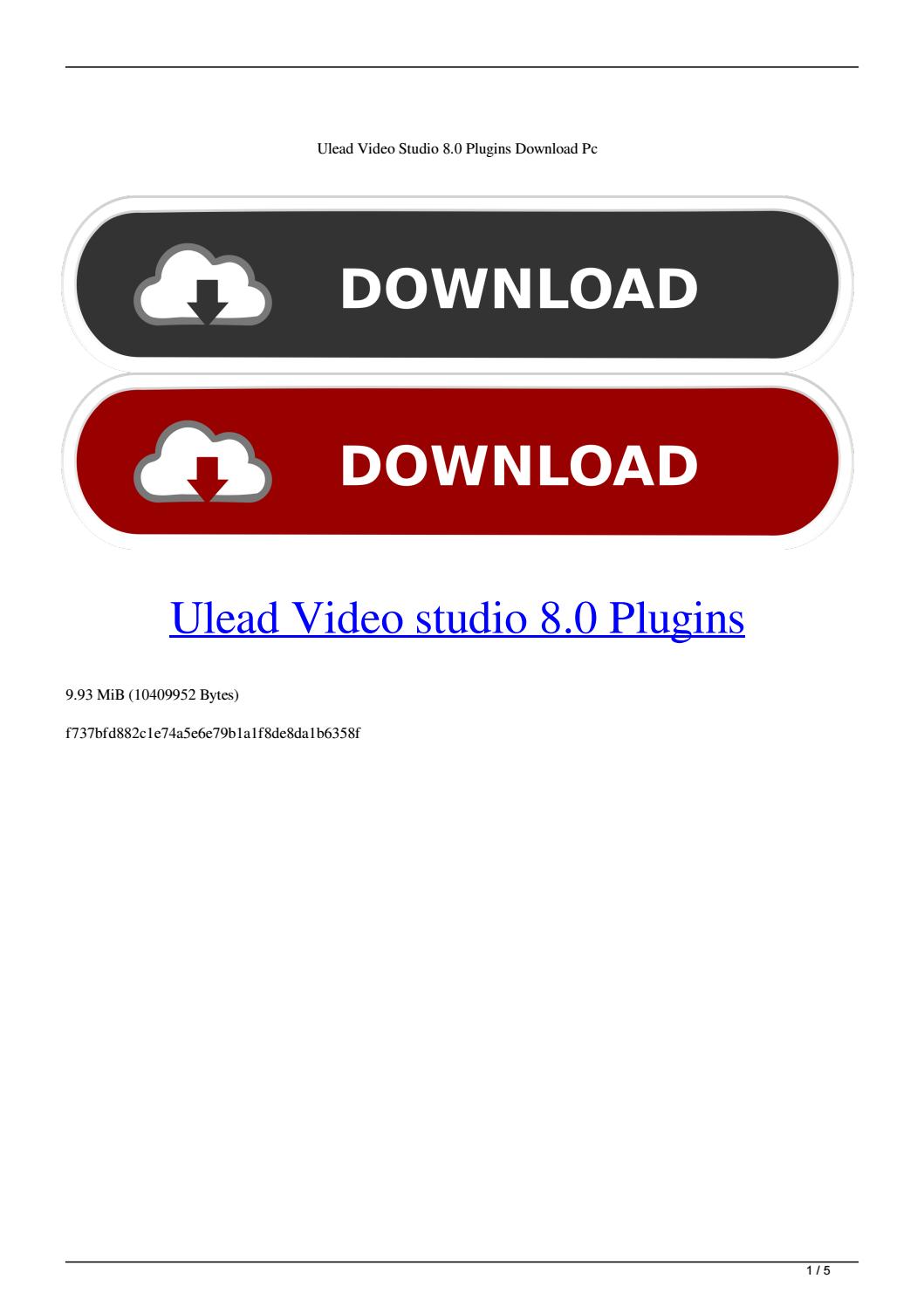 Download ulead studio 10